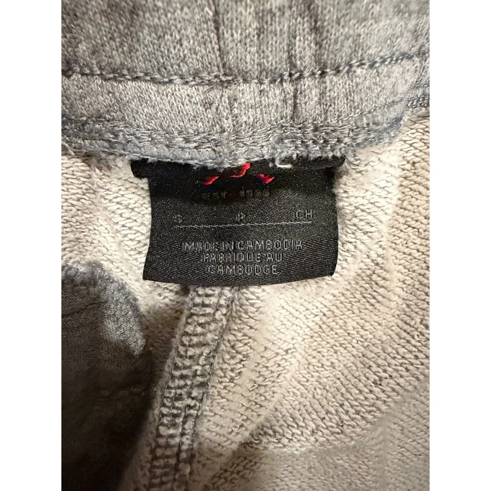 Jordan Essentials Fleece Mens Heather Gray Flight‎ Logo Joggers Sweatpants S